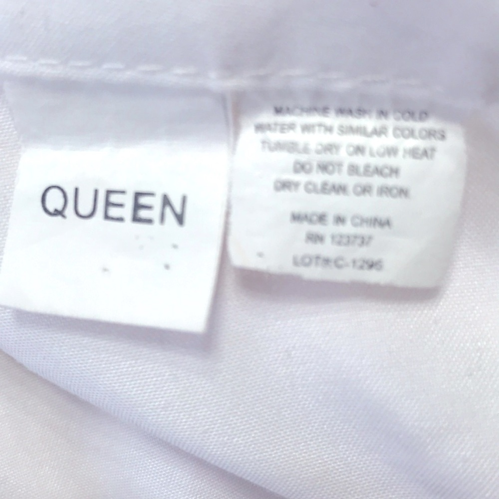 Queen Size White flat sheet vey soft